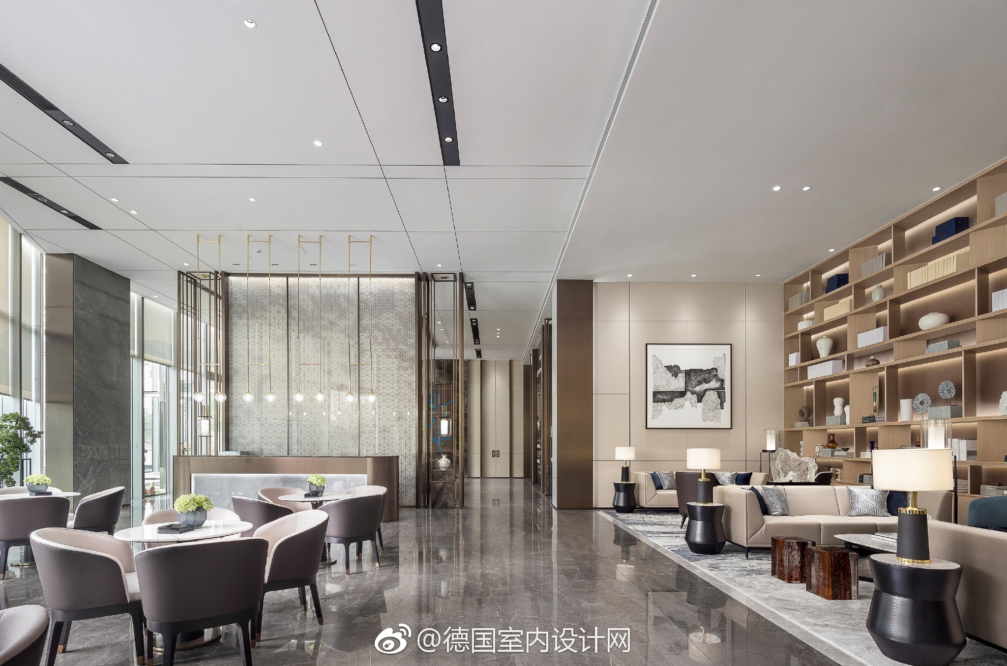 共向美学丨中海佛山万锦世家销售中心。共向糅合东方美学与现代手法