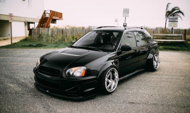 瓦罐也疯狂2005年斯巴鲁翼豹wagon改装案例