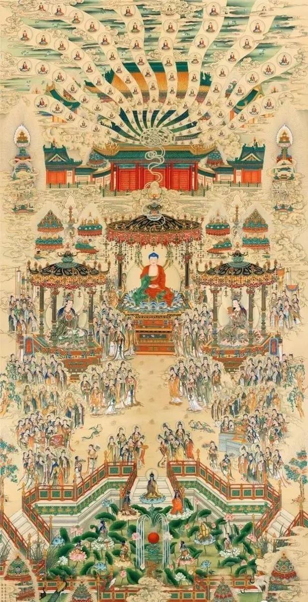 中国台北故宫藏极乐世界图