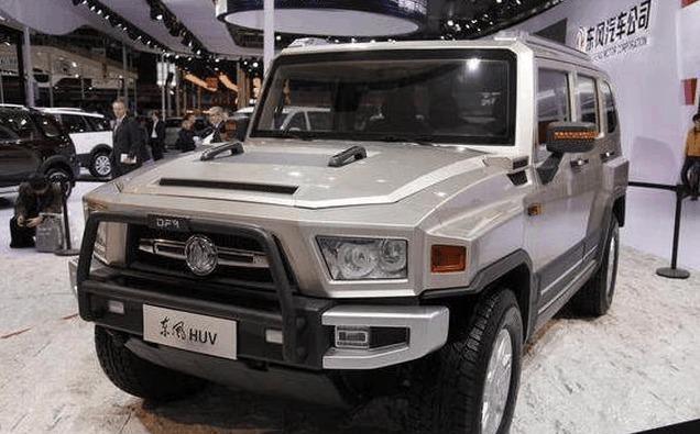 东风huv,该车被视为猛士民用版车型,足见其职位.