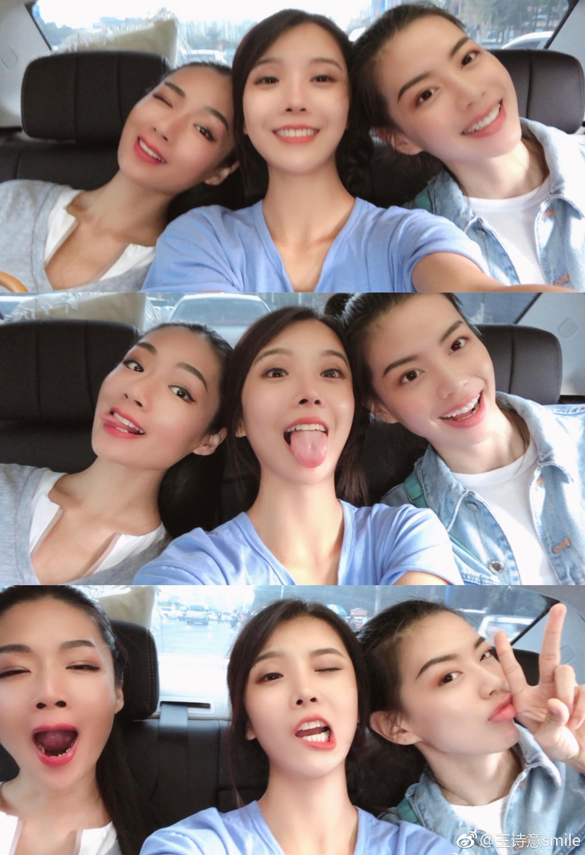 昨天穿的这一身就是@jessie被注册了 的啦!上次见面时