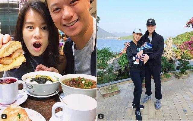 胡杏儿老公晒全家福照,成为宠妻狂魔一枚,网友:儿子多余了
