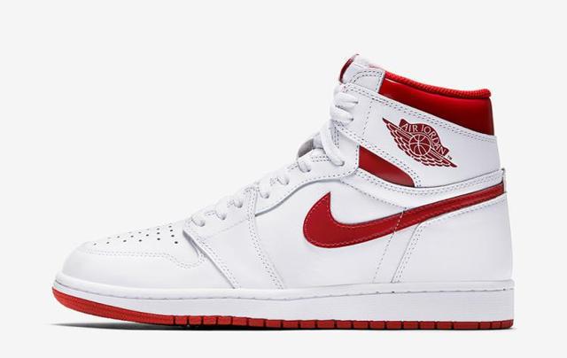 吃土也要买airjordan1aj1白红元年洁白如雪情侣必备款