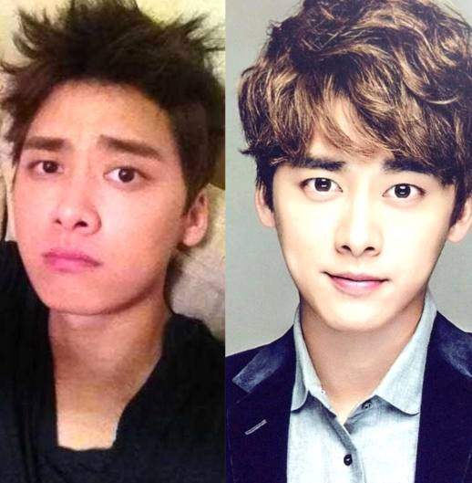 男明星素颜照合集!鹿晗皮肤差,杨洋最帅,最后一位没人认出来了