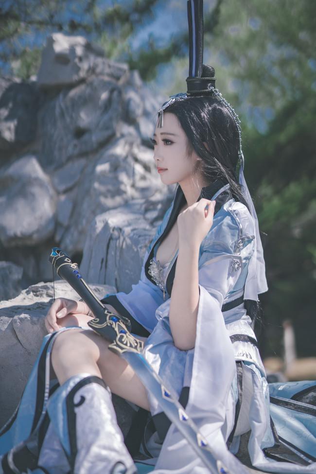 御姐古风cos破军道姑美如画