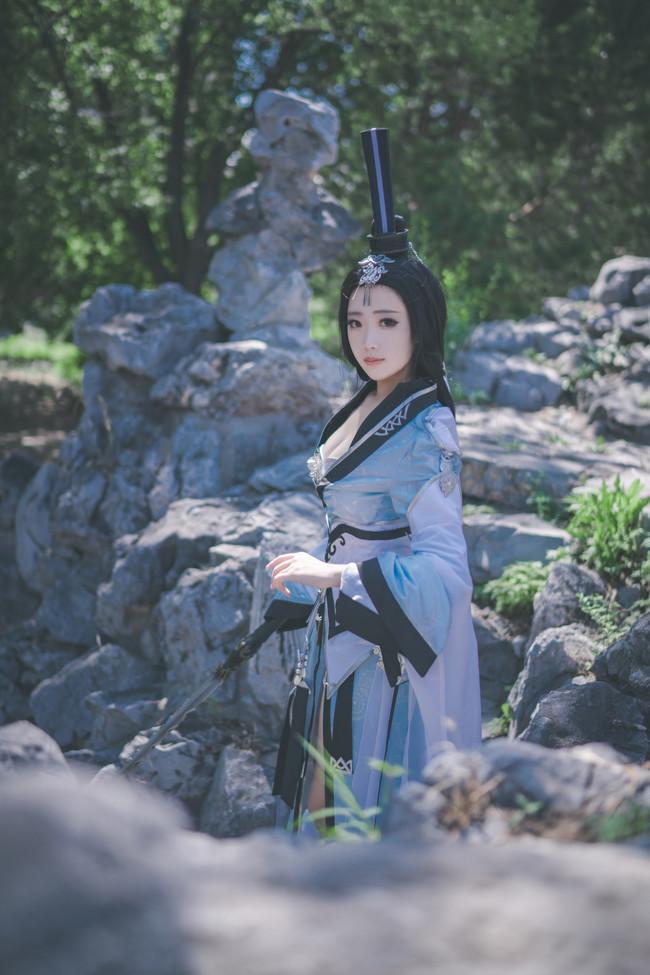 御姐古风cos破军道姑美如画