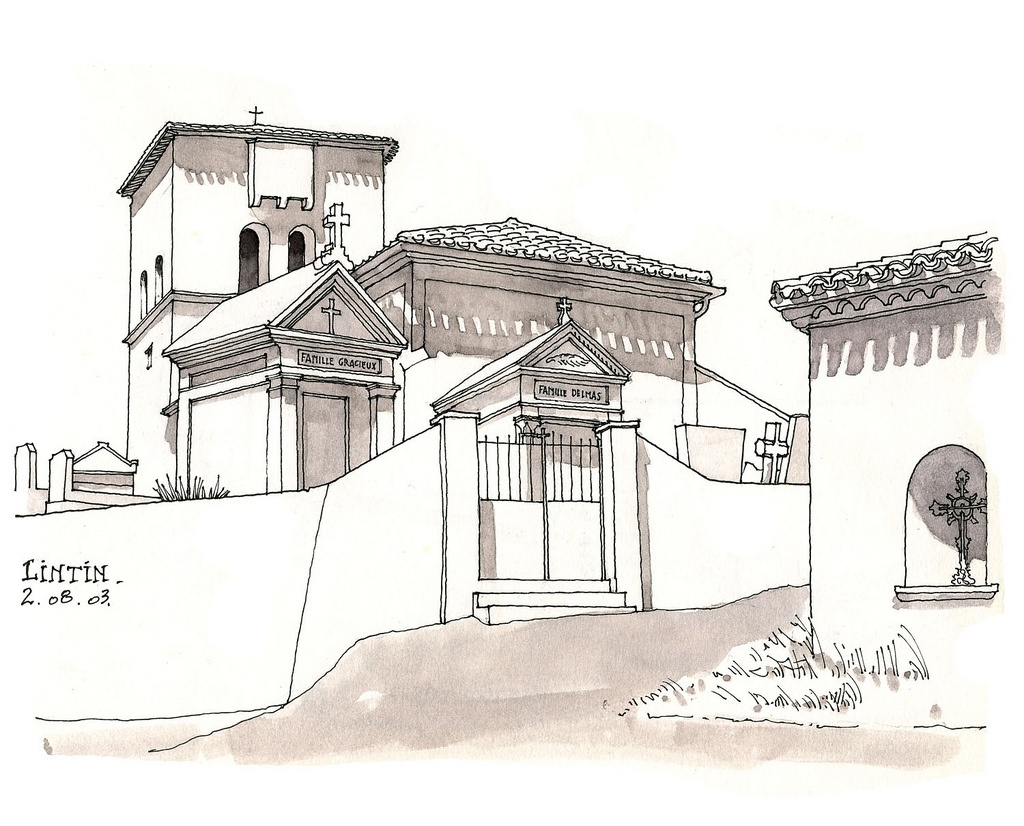 建筑手绘欢迎临摹,发布微博时带上打卡