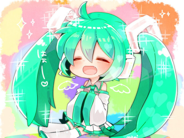 七大星座专属q版初音未来摩羯座的萌可爱巨蟹座的美到爆炸