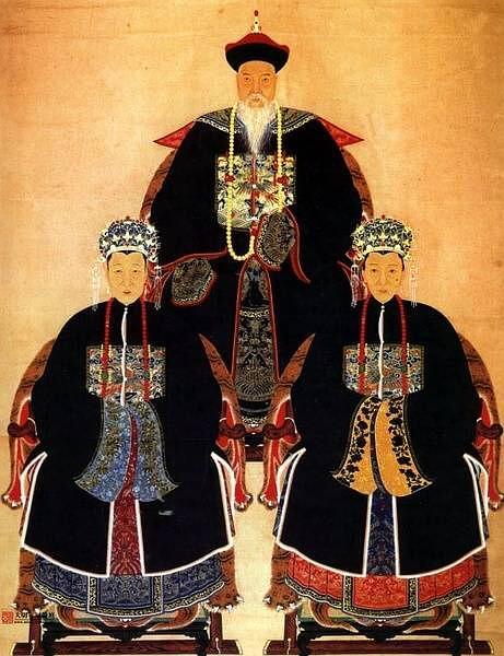 古时候夫妻画像