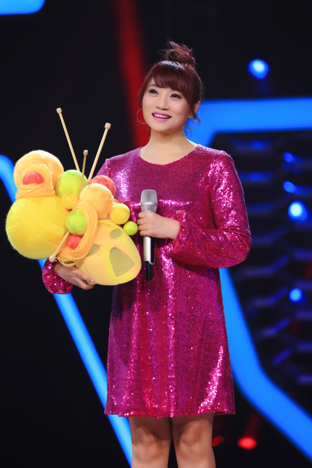 蒙面唱将猜猜猜毛线团小姐姐真实身份曝光 超级变变变原来是他|朱桦