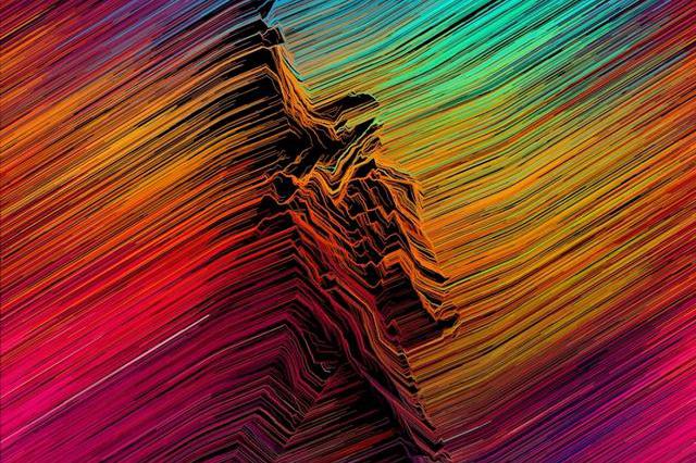 抽象化的线条艺术作品!