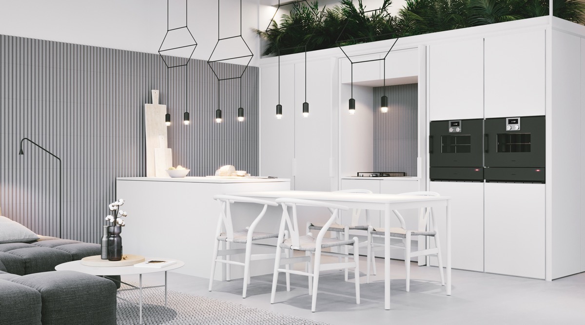 精美白色餐厅设计_新浪看点