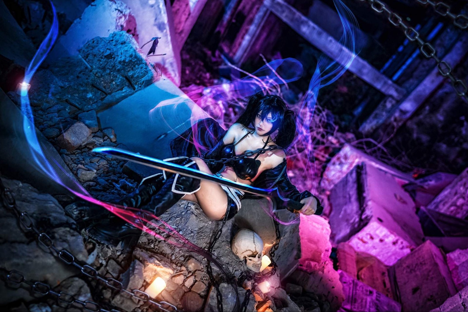 霸气冷酷黑岩射手cos,想和我开战,嗯?