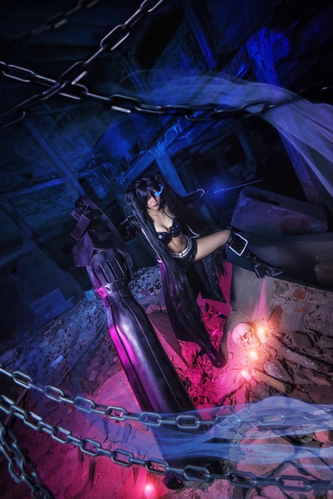 霸气冷酷黑岩射手cos,想和我开战,嗯?