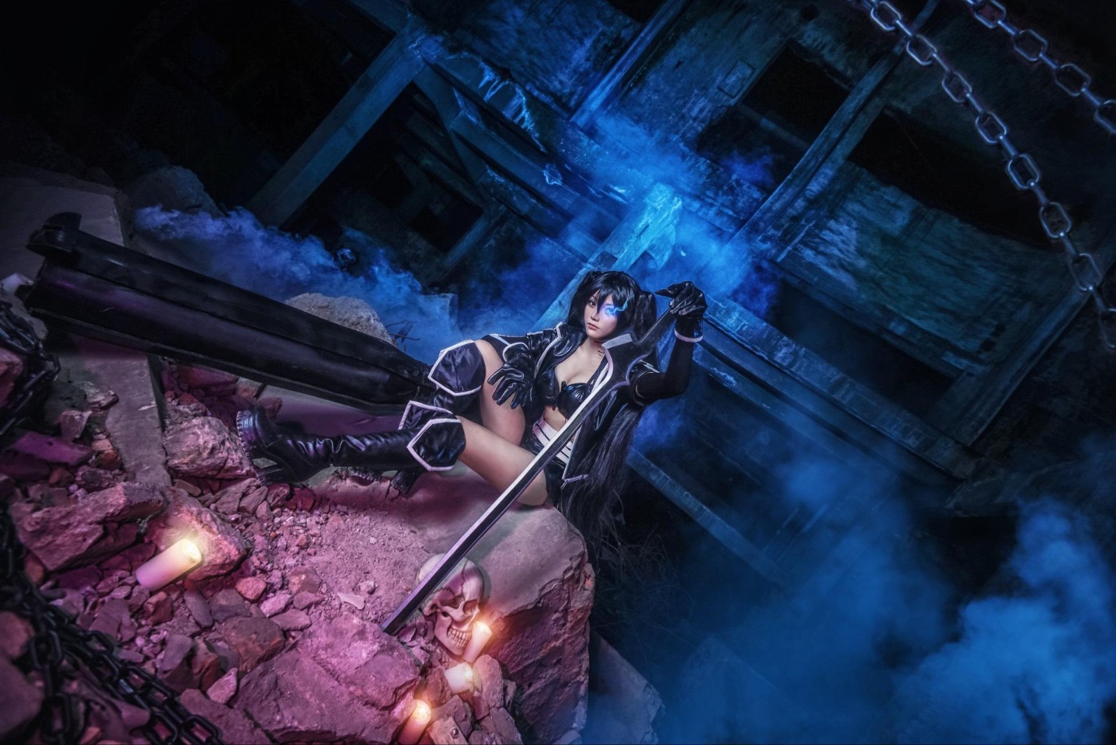 霸气冷酷黑岩射手cos,想和我开战,嗯?