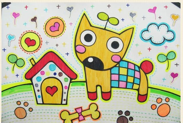 色彩鲜艳的儿童画一起跟宝宝学习吧欢迎您关注