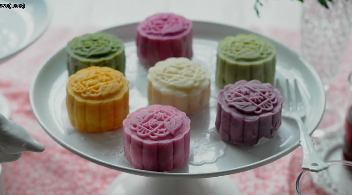 2018年7月,香港,皇玥饼艺店。主打奶黄月饼