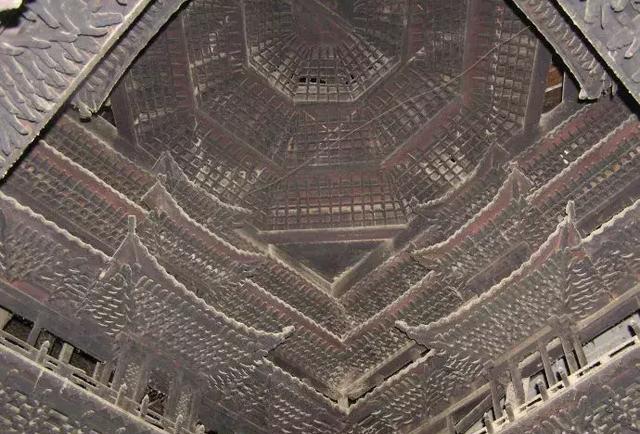 西安有座明代公输堂，令人眩晕的600年前全木拼接的天宫楼阁