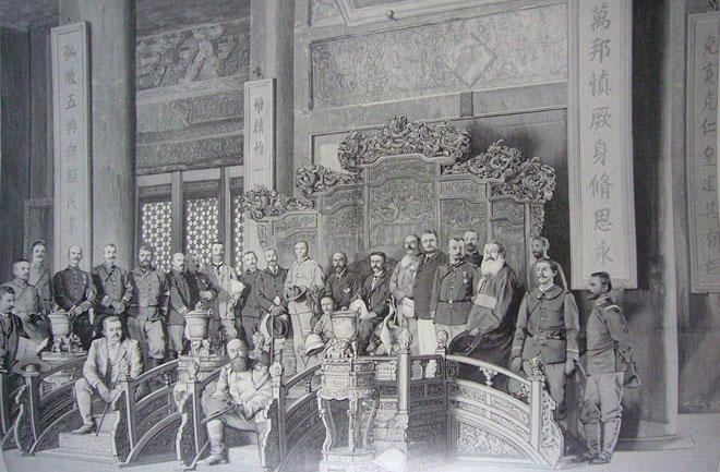 比如,乾隆年间,马嘎尔尼使团访华.