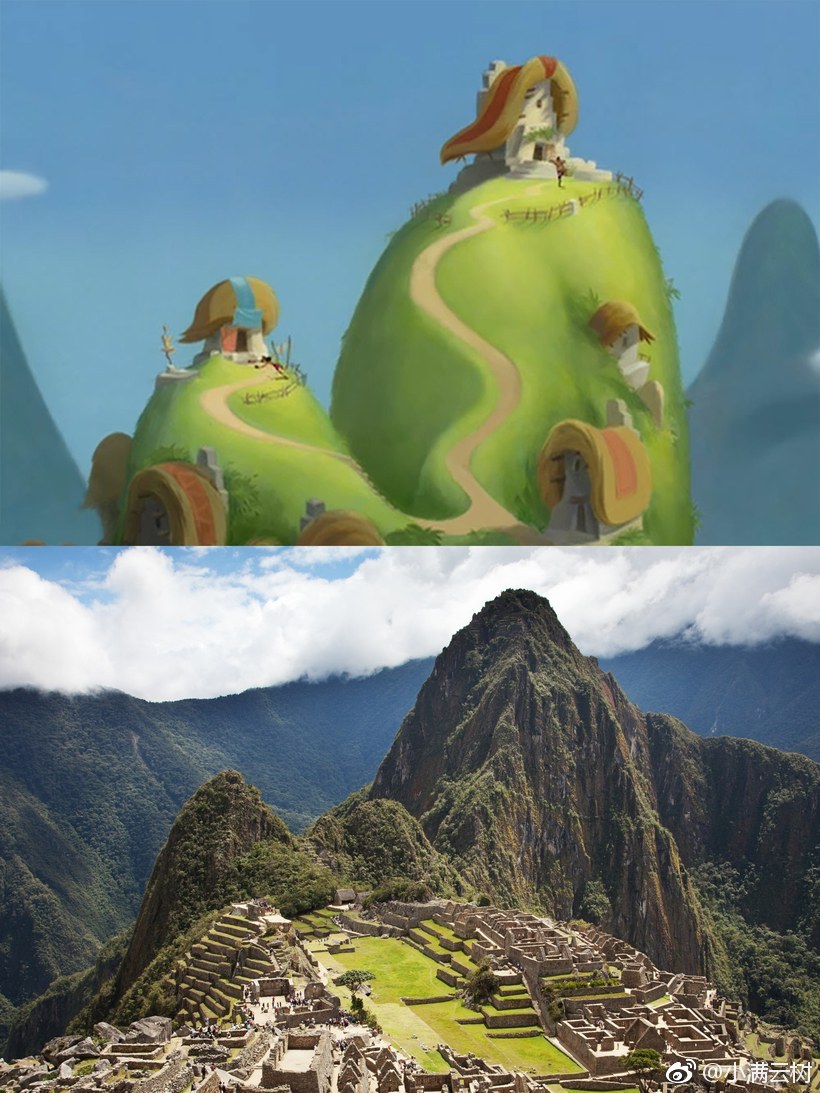 童话故事里面的很多城堡或景色,都是受到现实地点的启发而创作出来