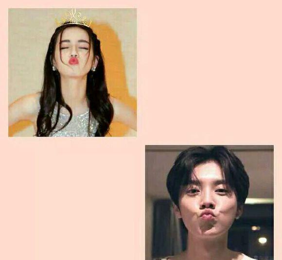 陆地cp:你没见过的鹿晗迪丽热巴,cp感爆棚