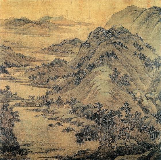 中国五代四大家荆浩关仝董源巨然