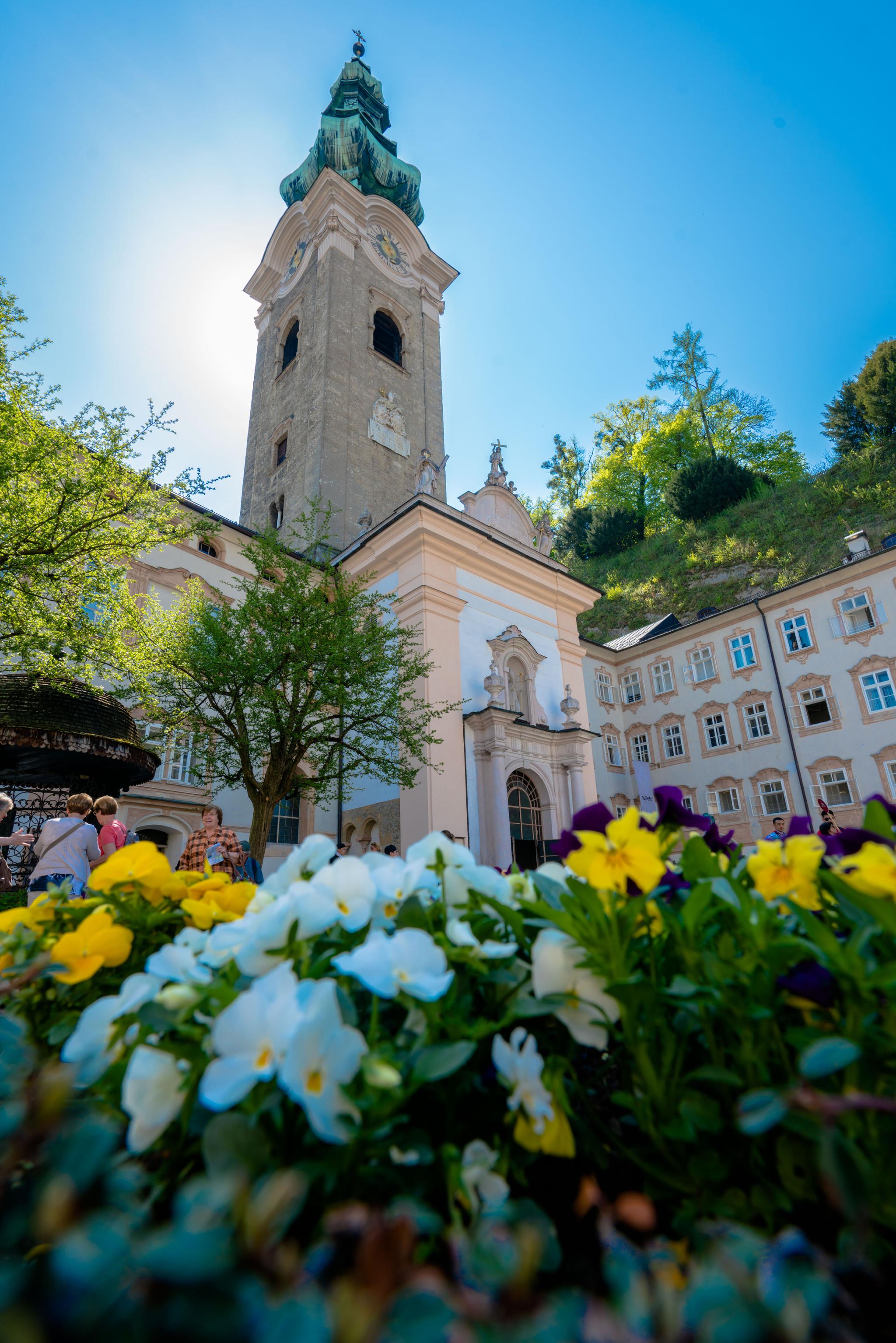 萨尔斯堡是莫扎特的故乡到处充满音乐的氛围