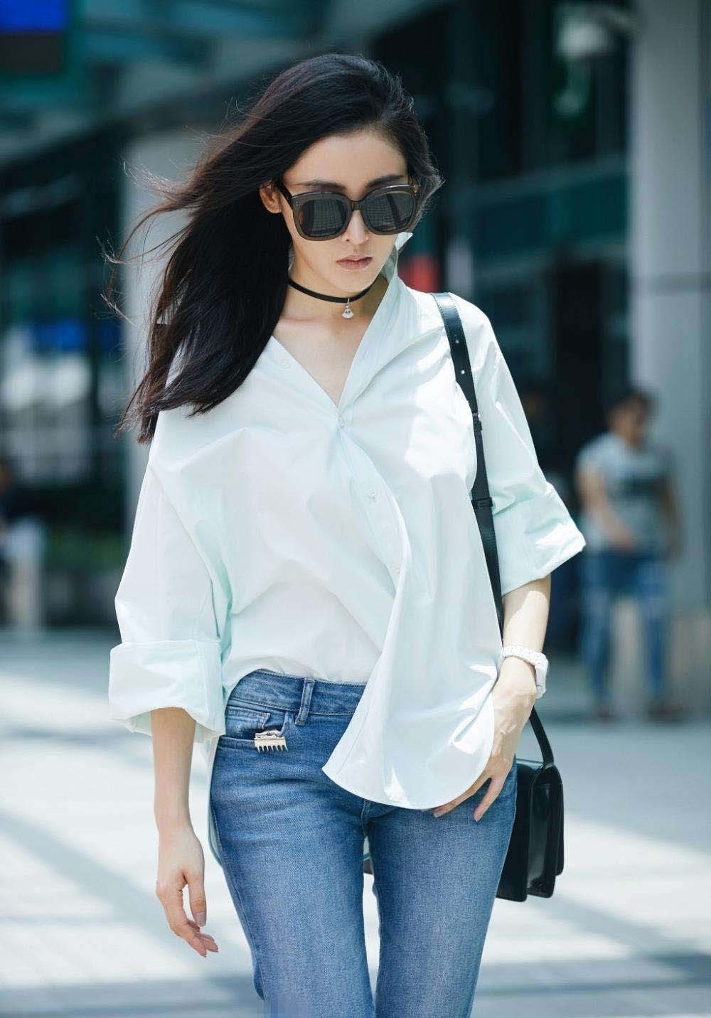 跟明星学穿衬衫,打造街拍时尚造型!第三种最特别!