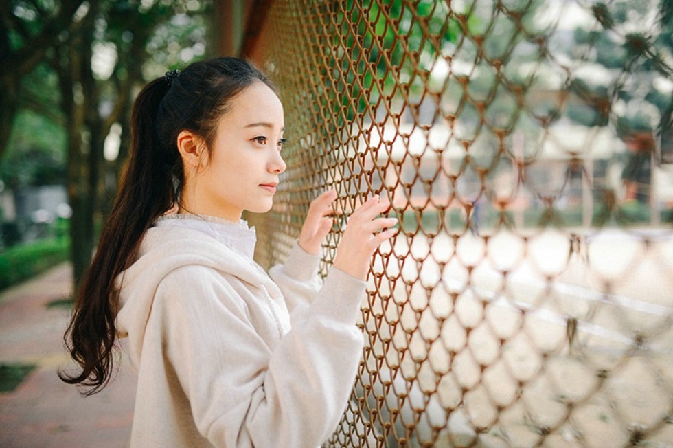 清纯娇嫩长腿学妹校园随拍纯净纯情阳光青春俏皮写真