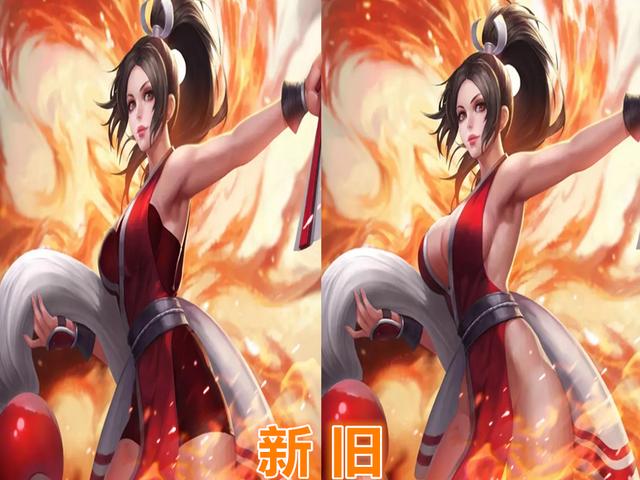 王者荣耀英雄原画新老对比花木兰早期更秀美新火舞辣眼睛