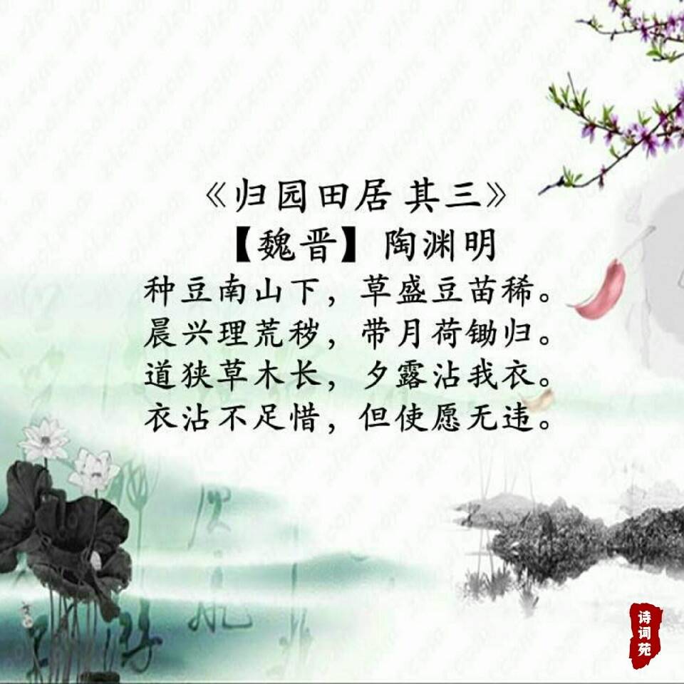 诗词盘点——山水田园诗