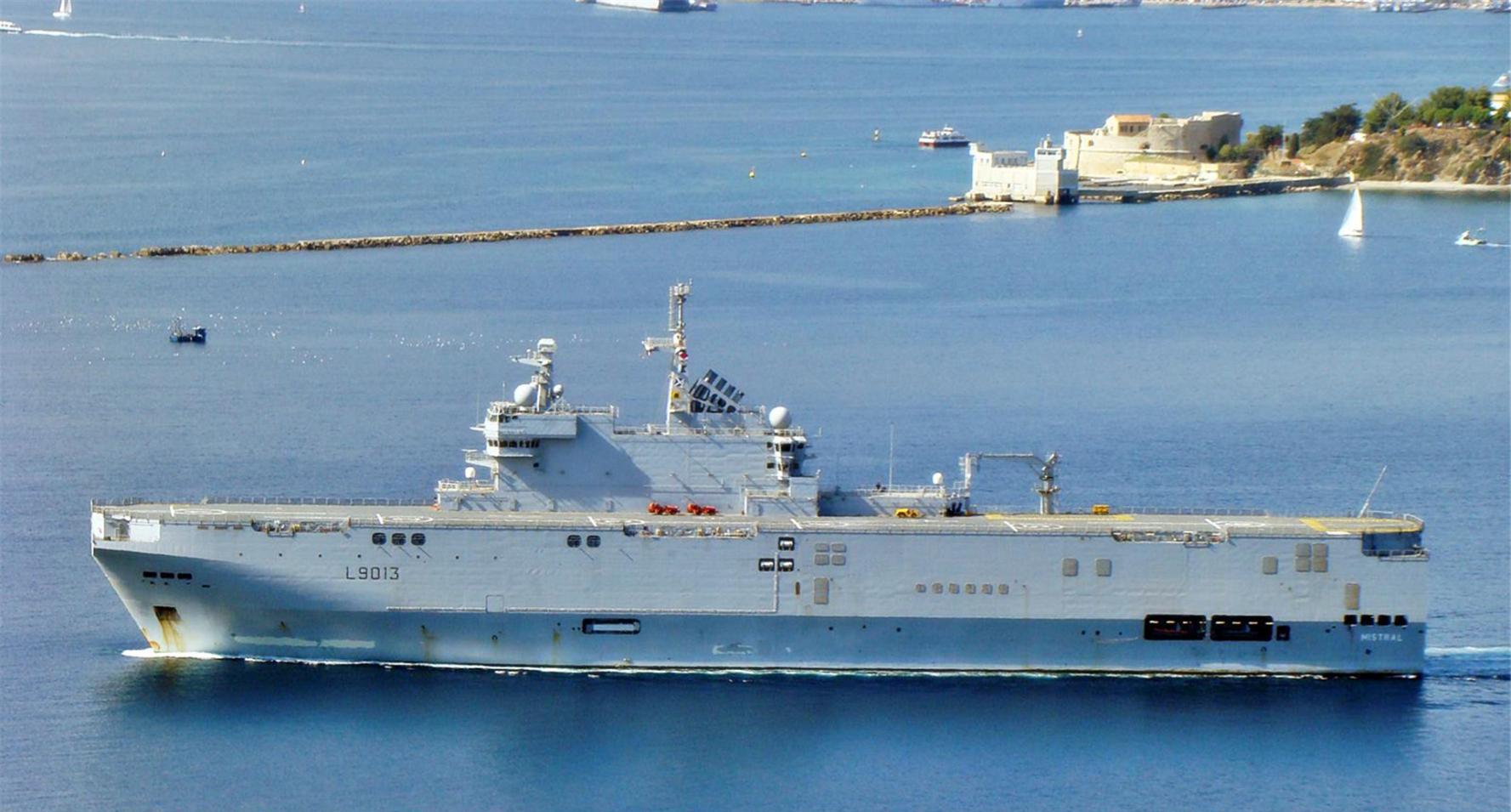 西北风级两栖攻击舰在2008年的俄格战争中,俄罗斯海军黑海舰队受至于