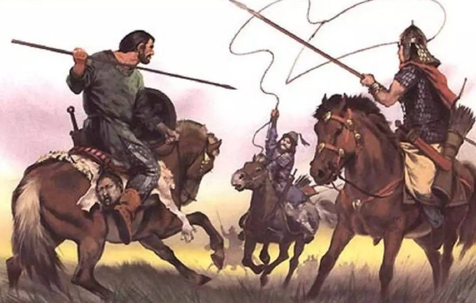 的罗马帝国,还是分为几十个分支的日耳曼蛮族,在匈奴人的铁蹄践踏下