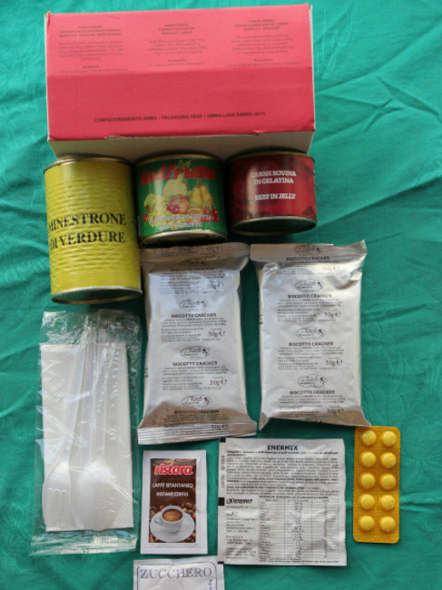 意大利的单兵口粮这些东西能吃得饱吗还有酒