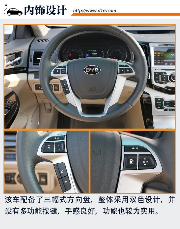 实拍图解比亚迪e5 450