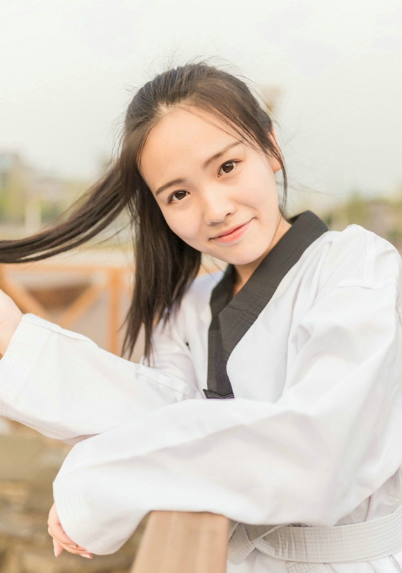 柔道马尾少女高颜值精致五官迷人写真集 @微相册 @微博摄影