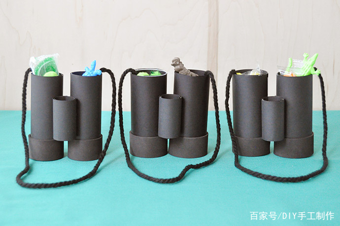 手残党教你如何用卷纸筒制作双筒望远镜,让美