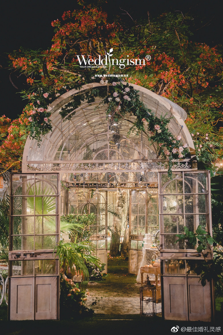 婚礼严选| 石弯弯的花房婚礼_新浪看点