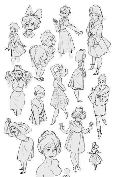 迪士尼的动画手稿经典宝贵