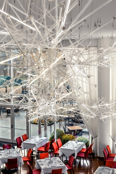 蝶变的"艺术馆"餐厅,华盛顿sequoia餐厅改造后空间设计.