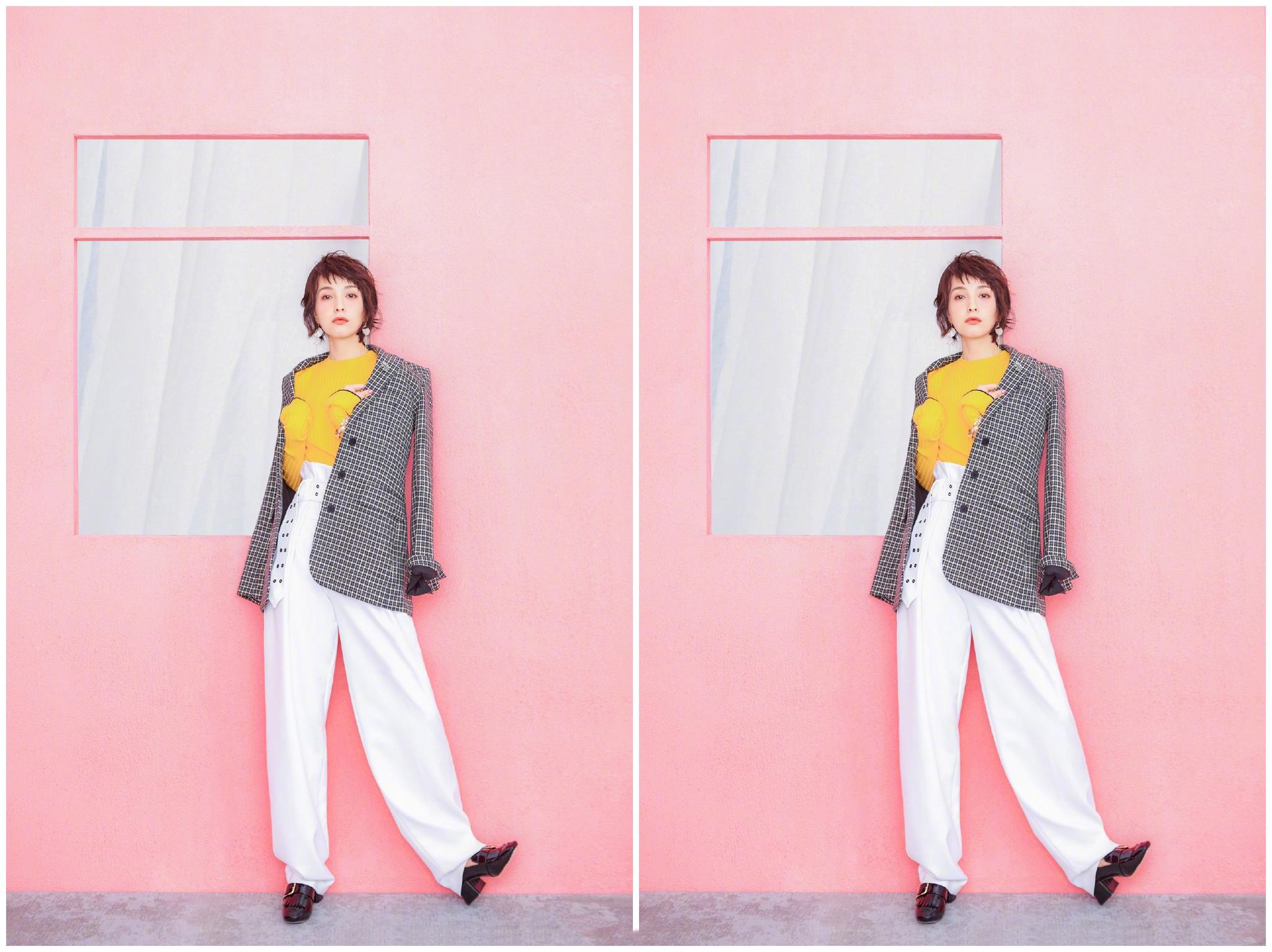 吴昕衣品成迷,荧光绿长袖搭配格子衬衫,网友:看不懂!