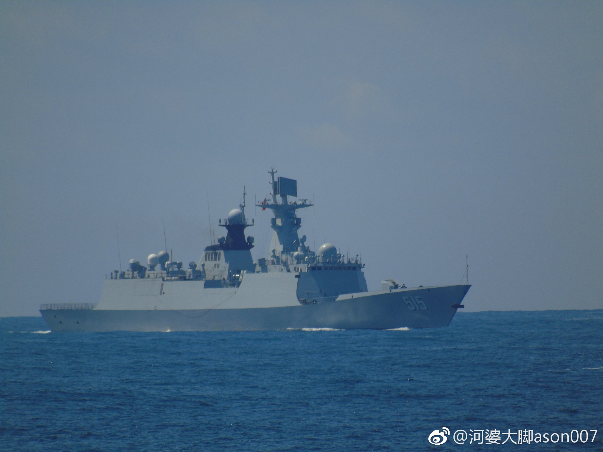 中国海军"滨州"号(515)护卫舰将参加于本周末举行的德国"基尔周"