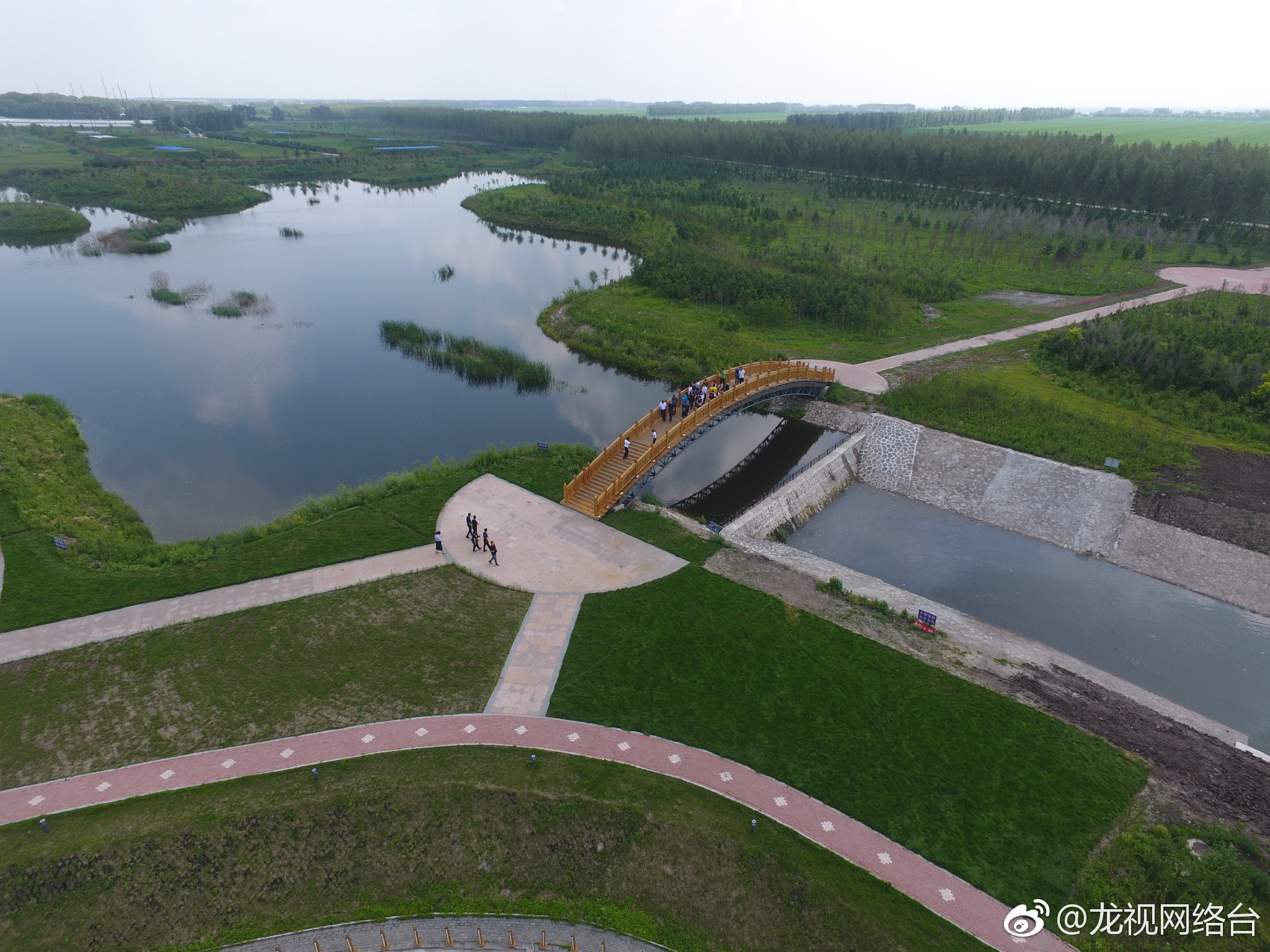 青冈县靖河国家湿地公园总面积656公顷