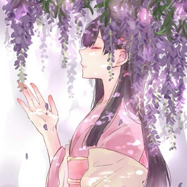 女生动漫和服二次元头像可爱