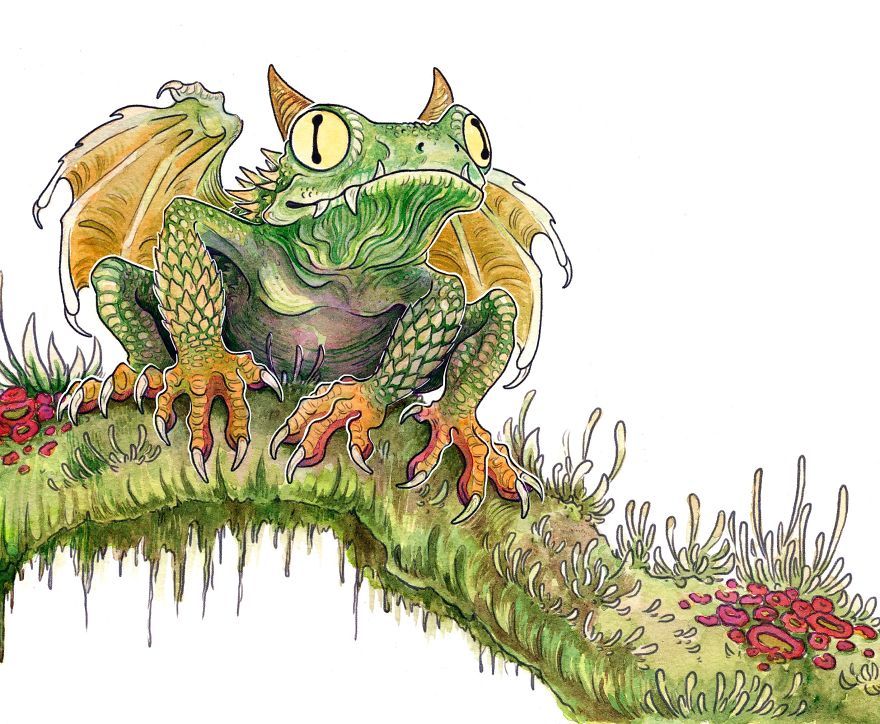 外国妹子想象中的各种神兽 | 英国插画家 collette j ellis