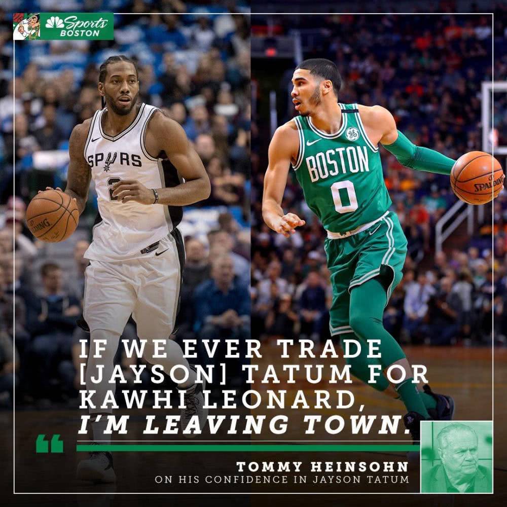 消息人士透露,凯尔特人有可能用一些年轻球员加选秀权去换伦纳德,出乎