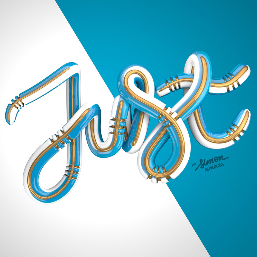 创意字体设计 / creative lettering by simon almeida