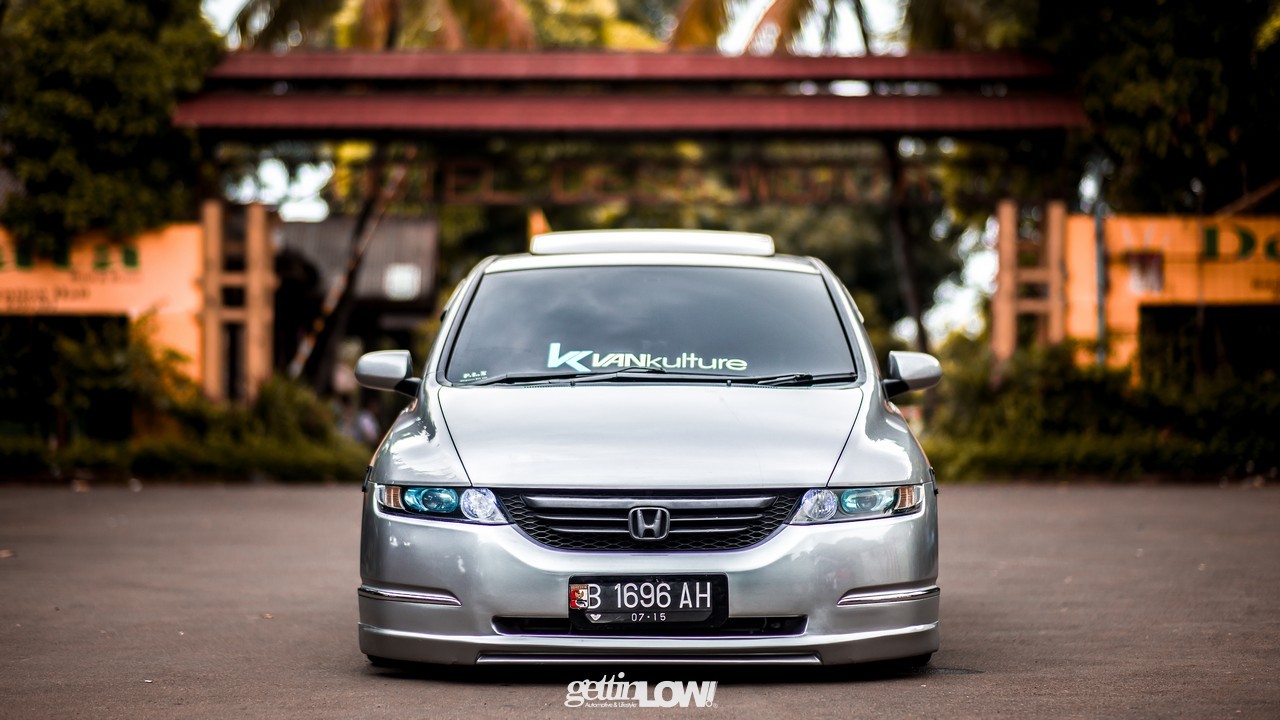 银色车难改?那就看你怎样改!本田奥德赛rb1改装案例