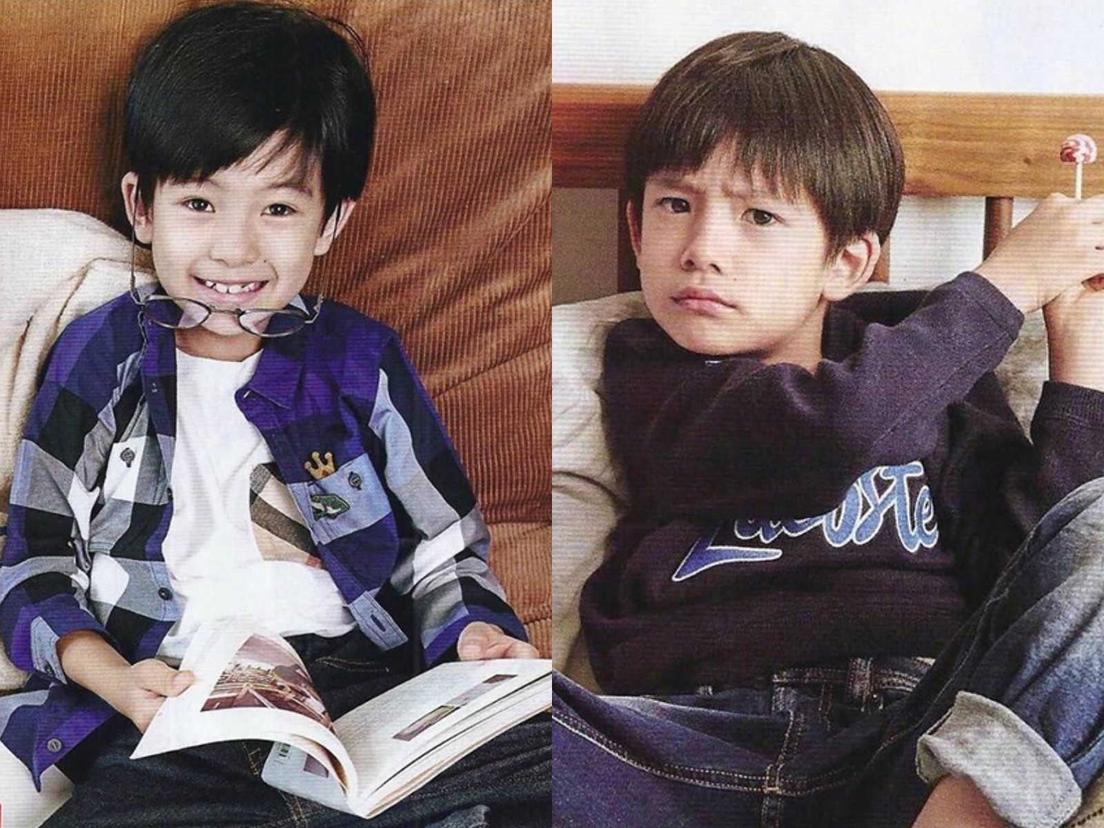 董洁9岁的儿子潘泽凯有种"忧郁"气质,网友:侧脸很像杨洋?