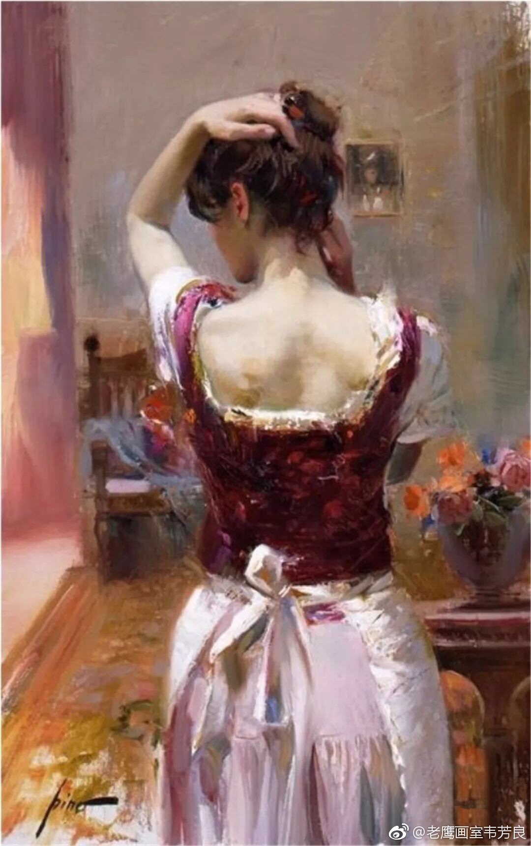 意大利画家皮诺·德埃尼作品